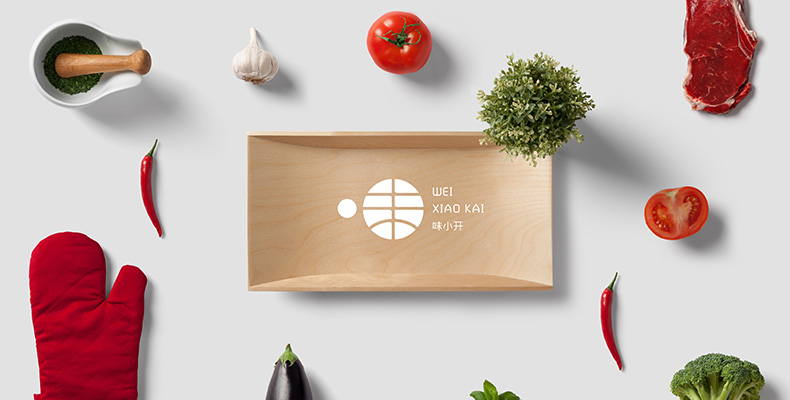 味小開(kāi)LOGO設計